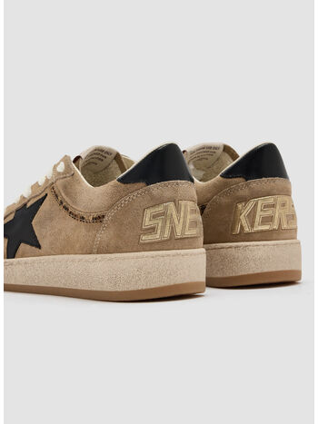 SCARPA BALLSTAR SUEDE UPPER TOE AND SPUR LEATHER, 15981 WARM BEIGE/BLACK/BEIGE BROWN LEO, small