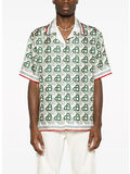CAMICIA CUBAN COLLAR, 05 HEART MONOGRAMME GREEN, thumb