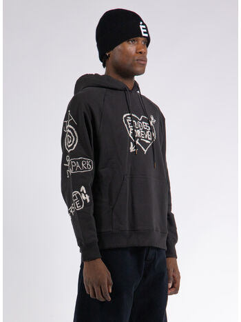 FELPA RACING GRAFFITI, DK BROWN, small