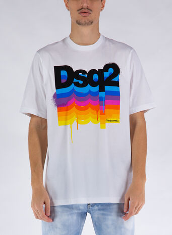 T-SHIRT CON LOGO RAIMBOW, 100, small