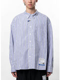 CAMICIA COTTON HIGH DENSITY STRIPE, LT.BLUE, thumb