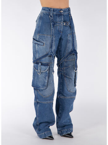 JEANS CARGO OVER, 4500 VINTAGE BLUE, small