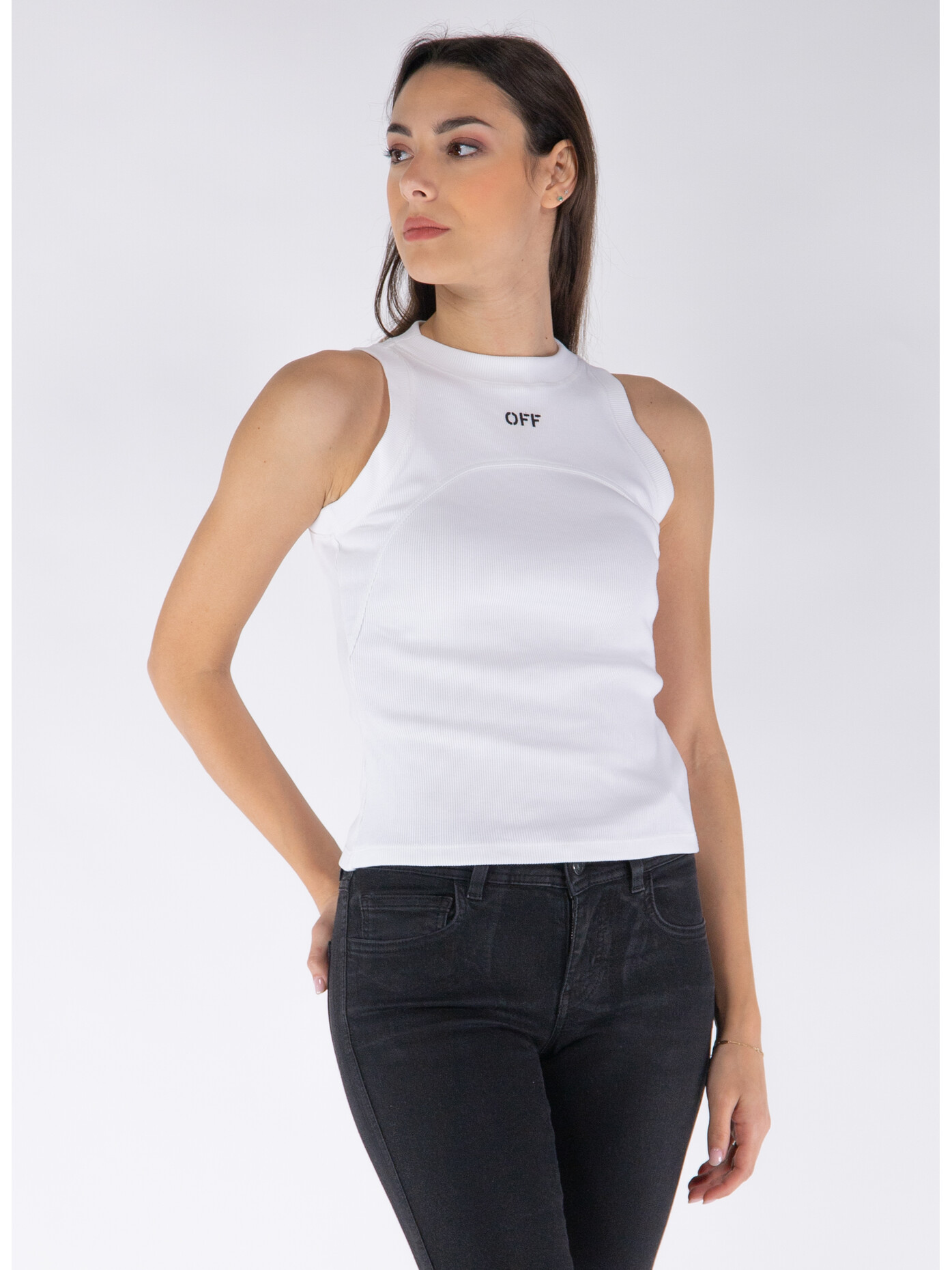 THE SHISHIKUI RIBB TOP OFF WHITE トップス Rib / OFF WHITE – SHISHIKUI