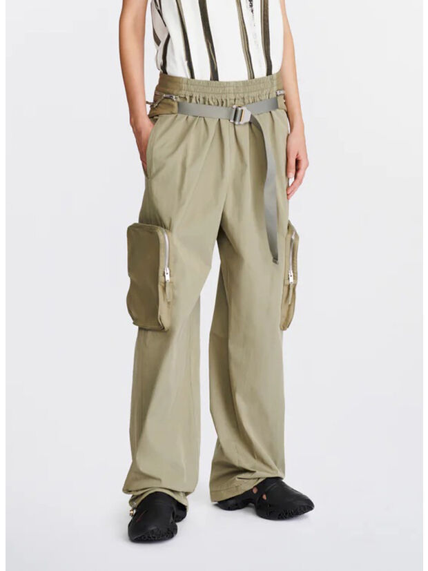 PANTALONE BELT BAG BLOUSON, SAGE, large