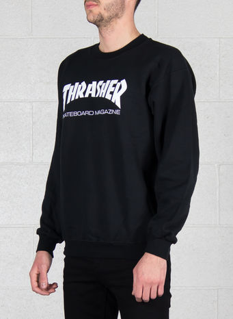 FELPA SKATE MAG CREW A/W 17, BLACK, small