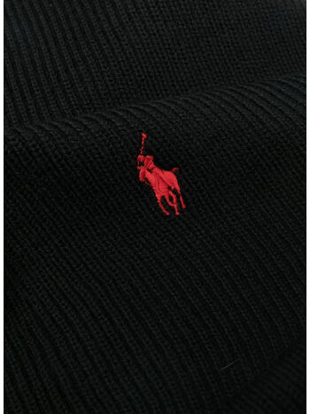 SCIARPA CON LOGO, POLO BLACK, small