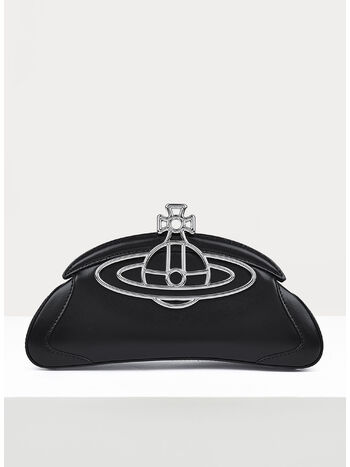 BORSA CLUTH AMBER, N401 BLACK, small