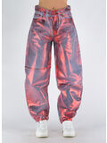 JEANS FOIL DENIM, 847 RED ALERT, thumb