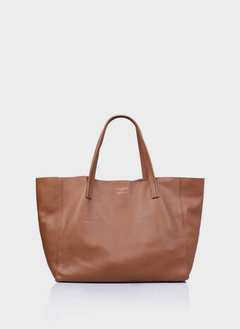 BORSA VIOLET HORIZONTAL TOTE, 33TAN, small