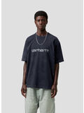 T-SHIRT PAINTER, 1CEJ Dark Navy, destroy wash, splatter, thumb