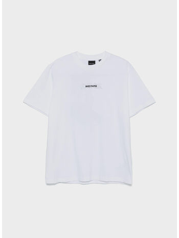 T-SHIRT MIRROR, WHITE, small