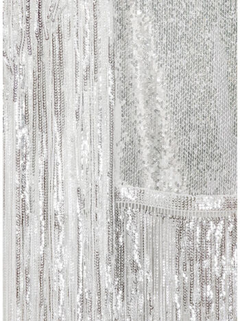 ABITO SEQUINS MINI FRINGE, 11-0601 BRIGHT WHITE, small