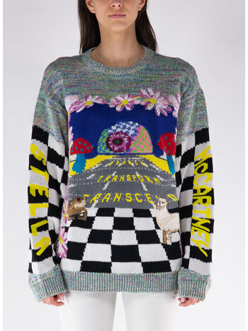 MAGLIONE DAY TRIP JACQUARD JUMPER, 8490 MULTICOLOR, small