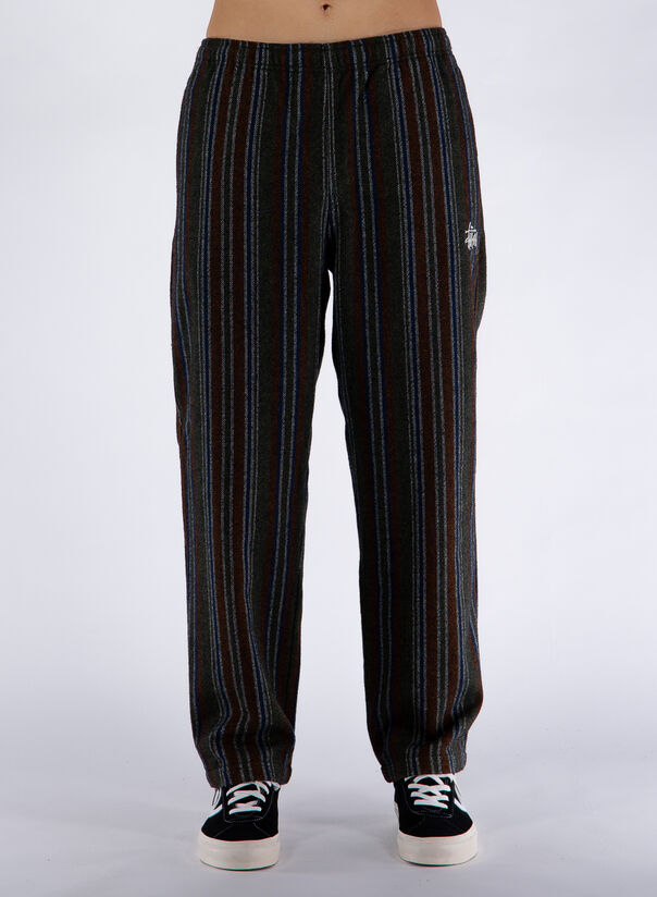 STUSSY WOOL STRIPE RELAXED PANT