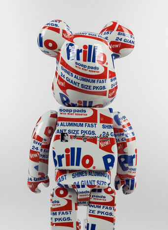 BEARBRICK 1000% ANDY WARHOL, 1000BRILLO, small
