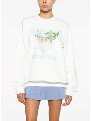 FELPA GIROCOLLO TENNIS CLUB ICON PASTELLE, 09 TENNIS CLUB ICON PASTELLE, small
