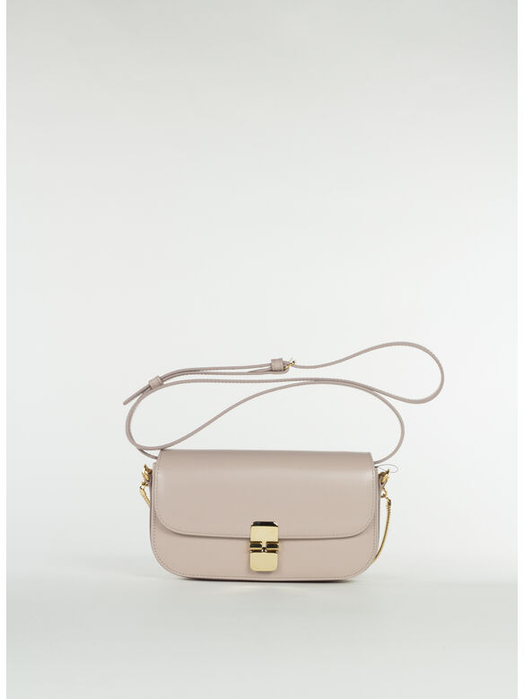 BORSA GRACE CHAINE CLUTCH, LAL MOON GREY, medium
