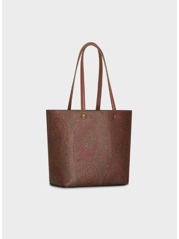 BORSA SHOPPING ESSENTIAL M, M0021 MARRONE SCURO, small