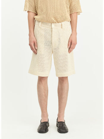 SHORTS CORMAC KNITTED, DATURA WHITE, small