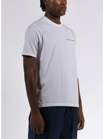 T-SHIRT LOGO, WHITE/BLACK, small