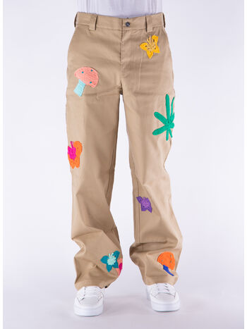 PANTALONE WORKER PATCHWORK, SAND, small
