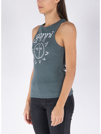 TANK TOP GRAPHIC RIB SUN, 490 VOLCANIC ASH, small