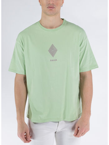 T-SHIRT AMISH LOGO, AR6 PALE GREEN, small