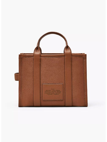BORSA THE LEATHER MEDIUM TOTE, 212 ARGAN OIL, small