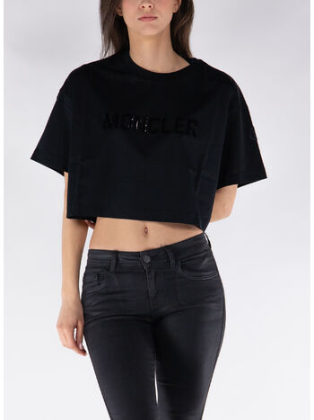 T-SHIRT CROPPED CLASSIC LOGO, 999, small