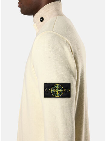 CARDIGAN LAMBSWOOL, V0093 IVORY, small