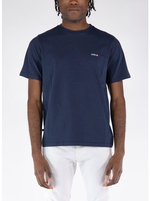 T-SHIRT GIROCOLLO, 502B BLUE, large