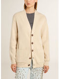 CARDIGAN  JOURNEY CON LOGO SUL RETRO, 55550 TRAVERTINE, thumb