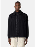 CAMICIA COTTON HERRINGBONE, V0029 BLACK, thumb