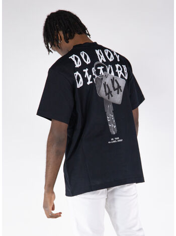 T-SHIRT ROOM 44, P410 BLACK + LATE CHECKOUT, small