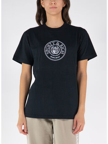 T-SHIRT CONNECTICUT CREST, BLACK, small