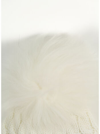 CAPPELLO IN MAGLIA CON PON PON, 002, small