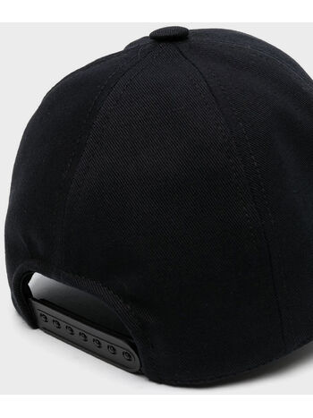 CAPPELLO SIGNATURE COTON CASQUETTE, BLACK, small