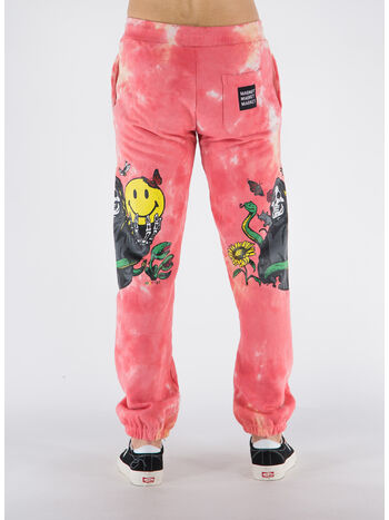 PANTALONE SMILEY LOOK AT THE BRIGHT SIDE, PINK TIE-DYE, small