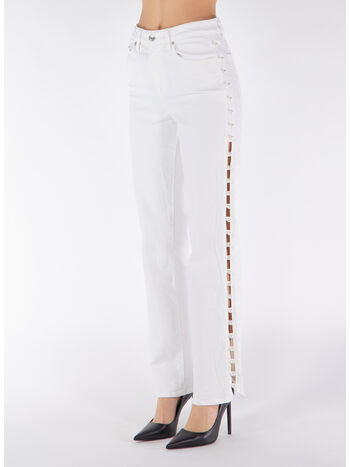 PANTALONE AMELIA HIGH RISE, IVORY, small