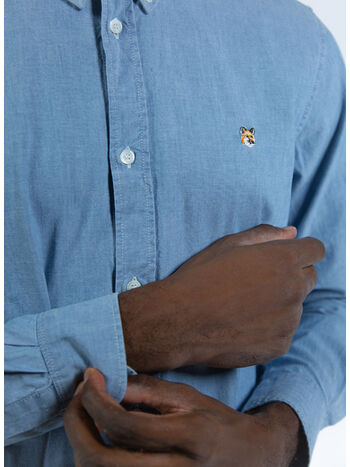 CAMICIA FOX HEAD CLASSIC, P417 WASHED INDIGO, small