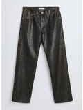 PANTALONE VINTAGE IN ECOPELLE, 170 VINTAGE BROWN, thumb
