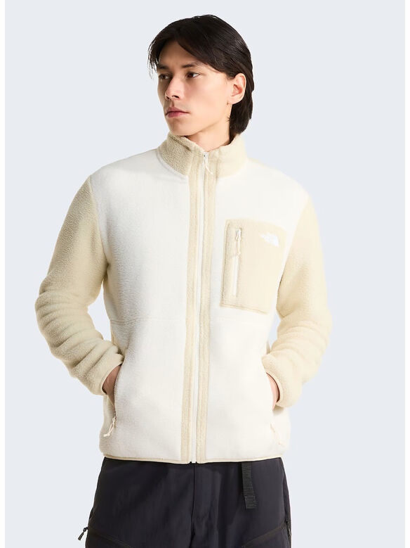 FELPA YUMIORI FULL ZIP, JN51 White Dune/Desert Stone, medium