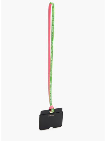 PORTACARTE IN PELLE E SILICONE, 900 BLACK/MULTI, small