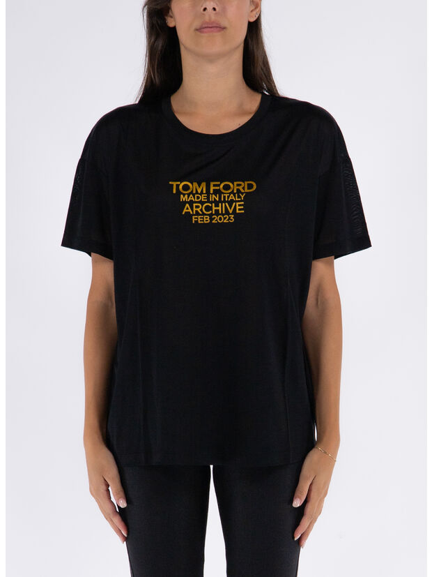 T-SHIRT SILK JERSEY, , large