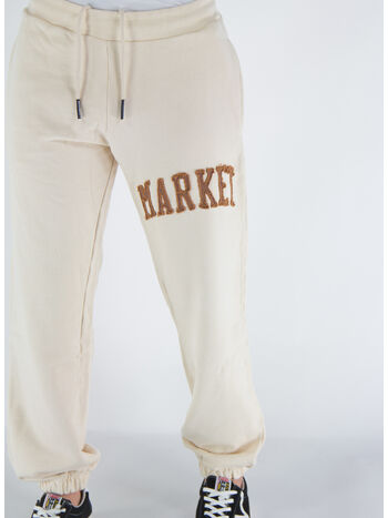 PANTALONE JOGGER LOGO, SAND, small