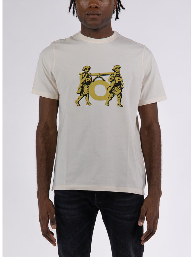 T-SHIRT CARRY, OFF WHITE, large