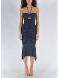 ABITO BUSTIER MIDI, JAPANESE BLUE, thumb