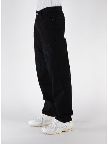 JEANS CLOVER, BLACK, small