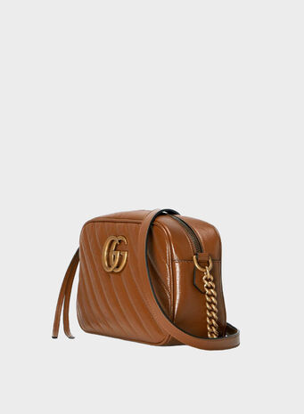 BORSA A SPALLA GG MARMONT MATELASSÈ MISURA PICCOLA, 2535CUIRCUIR, small