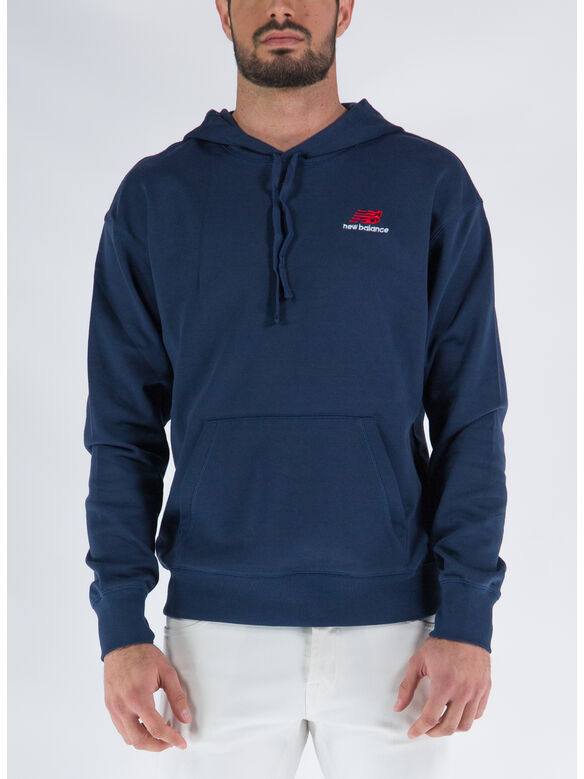 FELPA UNI-SSENTIALS HOODIE UNISEX, NGO NATURAL INDIGO, medium